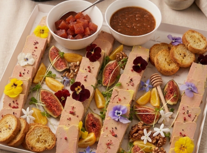 Dégustation de foie gras en...